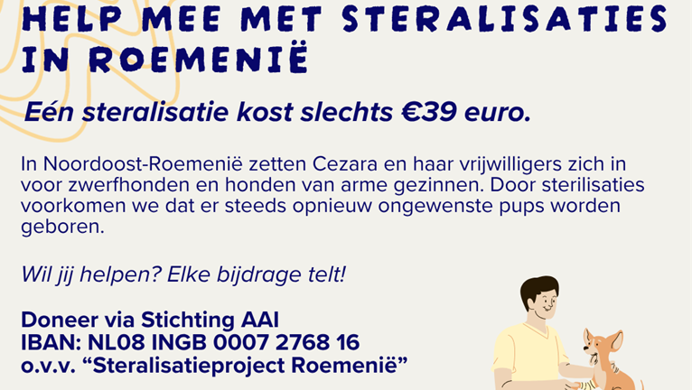 Sterilisatieproject voor Roemeni&euml;